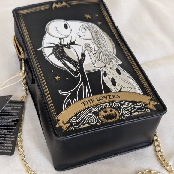 Loungefly x Disney The Nightmare Before Christmas Tarot Cards Crossbody Bag - Picture 3 of 11